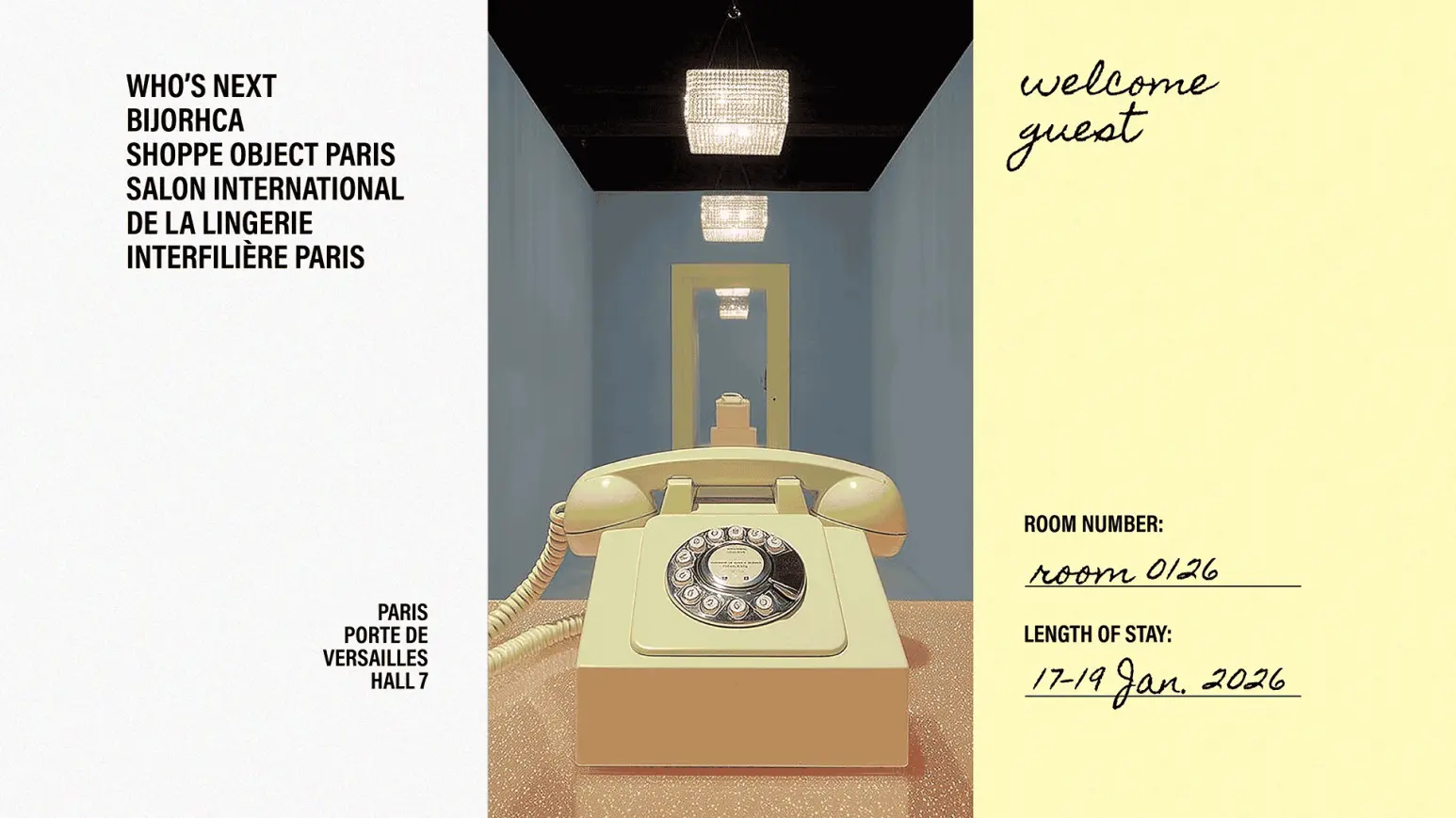 Who's Next, Bijorhca, Shoppe Object Paris, Salon international de la Lingerie, Interfilière Paris